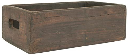 IB Laursen HOLZKISTE mit Griffen UNIKA Kiste 30cm Aufbewahrungskiste Ordnungsbox