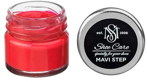 MAVI STEP Multi Oil Balm Wildleder- und Nubuk-Renovierer, cremefarben (162 leuchtendes Rot)