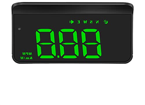 Shkalacar Car HUD 3,5 Zoll Head-up-Display Windschutzscheibe Projektor Digital Fahrzeug Tachometer GPS Modell übermäßige Geschwindigkeit Müdigkeit Warnung Fahralarm