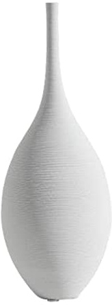 ＡＷＨＡＯ Vases à Fleurs en Céramique, Bourgeon Conique Décoratif, Centres de Décoration pour La Maison, Vase Arrangeant La Décoration de Bouquets, Blanc B
