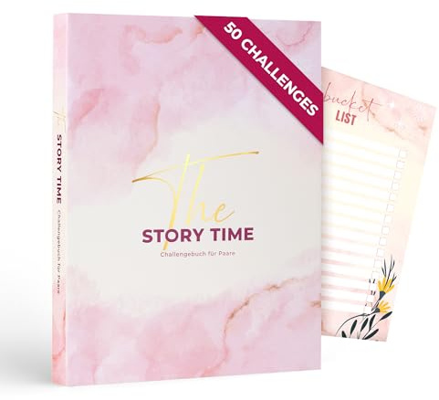 The Story Time® Challenge Buch für Paare mit 50 Abenteuer hinter Rubbelfeldern - Bucket List für Pärchen, Paargeschenke, Geschenk Freundin, Geschenk Freund, Jahrestag Geschenk