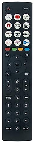 Universal Telecomando vocale sostituito Adatto per Hisense Full HD TV 85E63KT 40A6K 50A6K 55A6K 58A6K 65A6K 75A6K 55A63H 65A63H 75A63H 55U62KQ 65U62KQ 43E77KQ 50E77KQ 55E77KQ 77KQQ75E77KQ