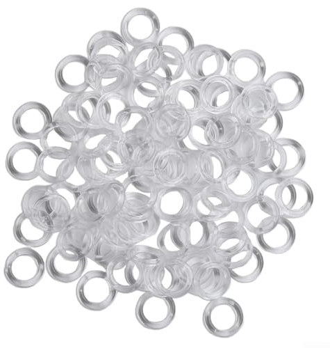 Clear Plastic Curtain Parts for Roman Blinds Efficient Cord Guide System, 20/50/100 Count (100pcs)