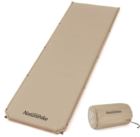 Naturehike Matelas gonflable auto-gonflant pour camping, auto-gonflant, imperméable et résistant à l'humidité, convient pour toutes les saisons, matelas auto-gonflant confortable pour la randonnée