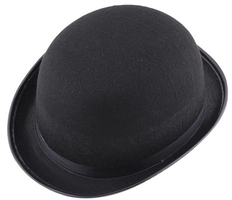 xowwyue Filz Zylinder Weicher Schwarze Formeller Huts Zylinderhut Weihnachten Bowler Huts Partyhuts Zylinder Kostüme Kopfbedeckung Für Männer Und Frauen, Weihnachts-Cosplay-Kostüm