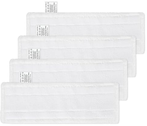NINESPRING 4 Panni Straccio in Microfibra per Pavimento, Panni in Microfibra Compatibili con Scopa a Vapore Kärcher EasyFix SC 2, SC 3, SC 4, SC 5