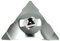 vhbw Ersatz-Messer kompatibel mit Wolf Garten Loopo M1000, Loopo M1500, Loopo M2000 Rasenmäher - Ersatzklinge Silber, Edelstahl