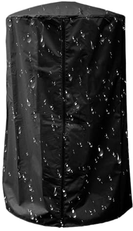 Cubierta del calentador de patio: cubierta de protección de calentador eléctrico de al aire libre impermeable y a prueba de viento, material resistente a la intemperie para una buena protección |