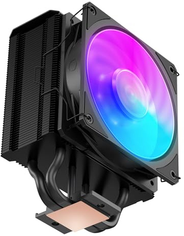 Cooler Master Hyper 212 3DHP ARGB CPU-Luftkühler, 3DHP Heatpipe-Technologie, Mobius 120 PWM Lüfter, voll anpassbarer aRGB, leiser Betrieb, einfache Installation, AMD Ryzen 7 AM5|4, Intel Ultra 7 LGA | AMD AM5/AM4 & Intel LGA1851/1700 Support Cooler 3DHP Leise Kühlung Mobius 120P ARGB PWM Lüfter 158mm Einfache Installation