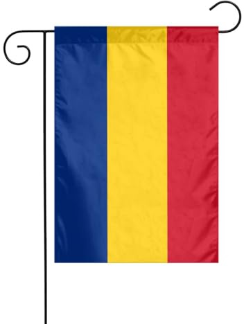 Wzywhj Drapeau de la Roumanie - Drapeau de jardin d'été double face - Décoration de cour - 30,5 x 45,7 cm