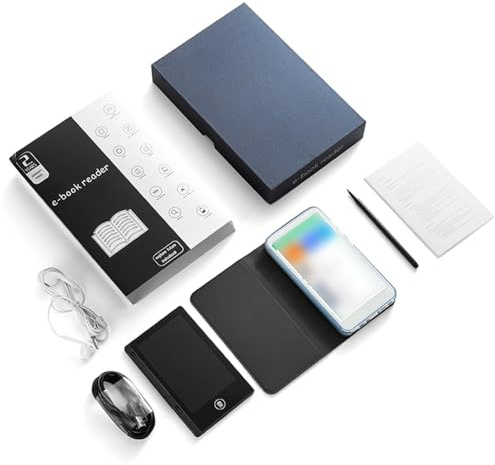 Yobadam 5inch E Book Reader, Compact Lightweight Ebooks Reader, Handwriting Tablet with Eye Guard Screen, 5M Camera with Flash & 1+8GB Memory, Ideal for Traveling & Home