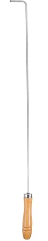 HOMOCONO Feuerhaken aus Metall und Holzgriff Tragbares und Robustes Design für Camping und Outdoor Feuerstellen für Holzfeuer und Lagerfeuer Am Tischkamin
