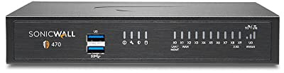 SonicWall TZ 470 Wireless-AC Intl Appliance Next-Gen Security/2.5GBE/SD-WAN Firewall (Renewed)
