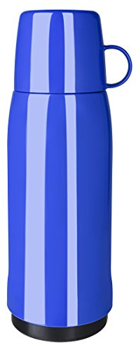 Emsa 502445 Isolierflasche, Mobil genießen, 0.75 L, Schraubverschluss, Blau, Rocket