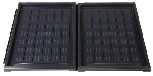 Ondis24 Schuhablage Schuhsammler Schuhabtropfschale, steckbar, 2 Stück