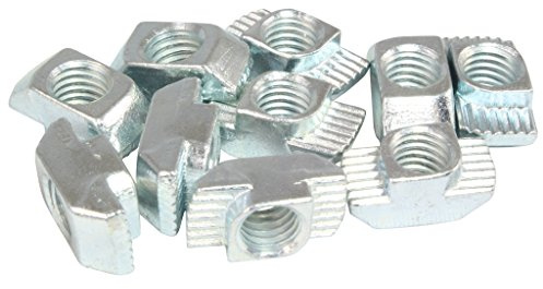 100x Hammermutter Nut 10 - Typ B - M8 Steg 3,0 mm, Stahl verzinkt