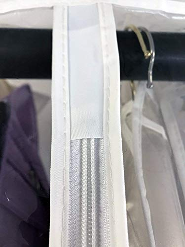2ft 3ft 4ft 5ft 6ft Clear Transparent Clothes Rail Protective Zip Over Cover for Garment Hanging Coat Racks The Shopfitting Shop ® (for Childrens 4ft Junior Rail)