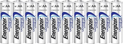 Pack de 10 batterys AA/FR6 lithium ENERGIZER (special camera, gran