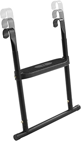 Salta - Hochwertige Trampolin Leiter S / 52x65cm - Verstellbar - Schwarz - 1 Schritt