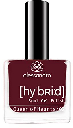 alessandro Hybrid Lack ALESS‘ IN WONDERLAND -QUEEN OF HEARTS - In nur 3 Schritten - perfekte Nägel ohne LED -bis zu 10 Tagen halt! 8 ml