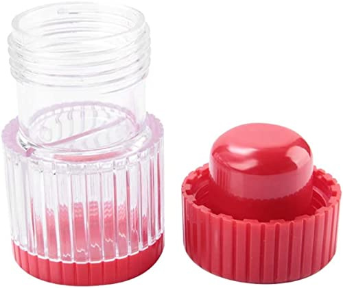 10x Tablettenmörser Pille Grinder Tabletten Brecher Schleifer Pulver Medizin Kasten Multifunktionspillen glatte Reibe Rot (10x Stück)