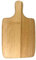 Planche à découper en hêtre massif huilé - Planche en bois avec poignée - 34,5 x 20 x 1,5 cm - Planche à hacher double face de différentes tailles - Planche de cuisine robuste pour la viande
