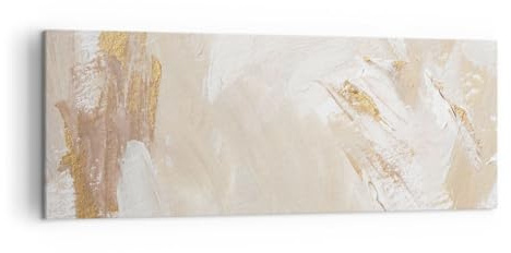 Moderno Quadro su Tela 140x50 cm Stampe da Parete Astratto Pastello - 5371 | Luminoso Elemento Minimalista Quadro Decorativo XXL 1 pezzo Soggiorno Arte da Parete Decorazione da Parete ARTTOR