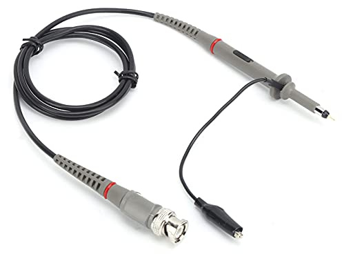 Prüfspitze, P6100-Oszilloskop 1X 10X 6MHz-100MHz Digital Professional Portable L-Tastköpfe Zubehör für Allgemeine Ersatzinstallationen