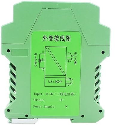 SOEWGAIJI Ausgang 0-10V 0-20KΩ 0-50KΩ 0-1KΩ Potentiometer-Signalgeber 1 in 4 Out Potentiometer-Wegsensor DC24V(Input 0-30K Ohm)