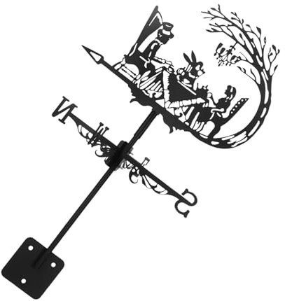 KITANDOVE Girouette De Jardin Indicateur De Direction Vent pour Installation Extérieure Outil De Mesure Professionnel pour Cour Et Arrière-Cour