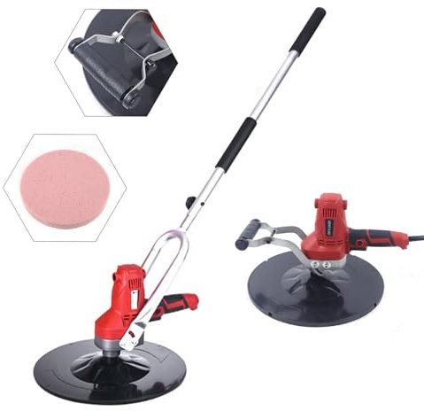 LTEJUMQ Llana Eléctrica for Mortero de Cemento y Hormigón, Máquina Niveladora para Alisar Pisos y Paredes con Masilla de 110 V y 850 W (Ajuste de 1 a 6 velocidades)