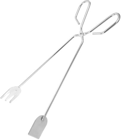 MAGICLULU Pince à Bûches Extérieure Pour Cheminée Et Barbecue Outil Fer Pour Manipulation De Bois Et Braises