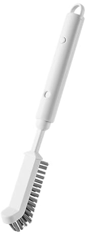 Sscrub Brush - Long Handled Scrubbing Brush | Scrubbing Brush With Handle | Retractable Long Scrub Brush | Small Cleaning Brushes For Tight Spaces | Crevice Brush For Window Track Door
