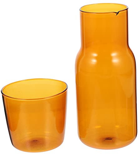 CIYODO Enfriador de Vidrio Cerveza Lata Vasos Cerveza garrafa jarras de Cerveza Jarra dispensadora de Agua térmico Conveniente Botella de Vidrio Botella de Vidrio de Escritorio de Noche