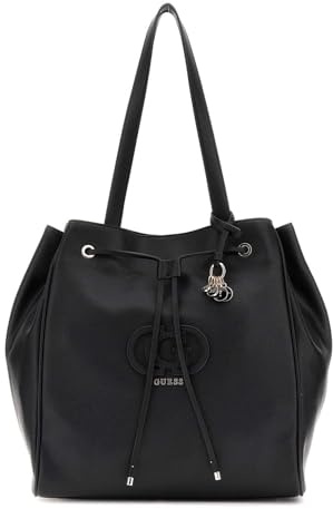 GUESS Calebra Drawstring Tote Black