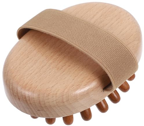 UKCOCO Komfortable Massagebürste mit Gummikissen zur Kopfhaut und Körpermassage Tragbares Manuelles Massagegerät für Büro und Reisen zur Entspannung und Linderung von Müdigkeit