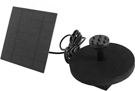 Jonlaki Solarbetriebene Springbrunnenpumpe für Vogelbäder, Gärten und Außenbereiche