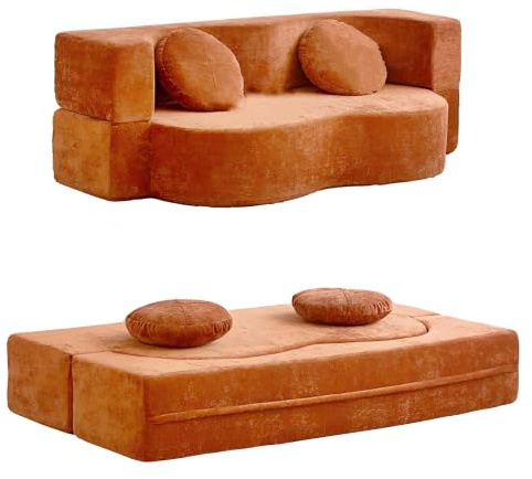 2-sits trädgårdssoffa | benfri soffa | 150/200 cm sovsoffa | 2 kuddar (200 cm)