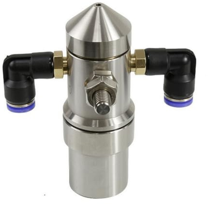 rockible Tobera Nebulización Acero Inoxidable Compacta Tobera Atomizadora Industrial Precisa Microaspersor para Profesionales, Talleres, Boquilla De Humidificación Para Cartón Corrugado Tipo Cono