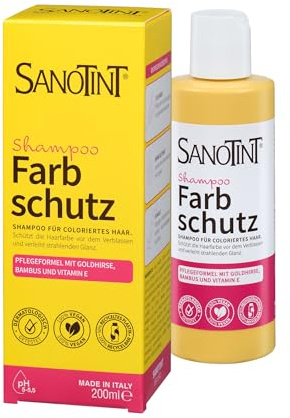 Sanotint - Shampoo protettivo dai colori – con miglio dorato – 1 x 200 ml