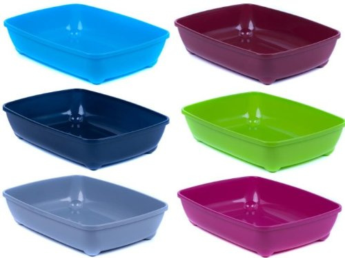 Katzentoilette Schale XL Jumo 57 cm Sonderpreis 4-er Set | Auswahl Größen 37, 42, 50, 57 cm S M L XL