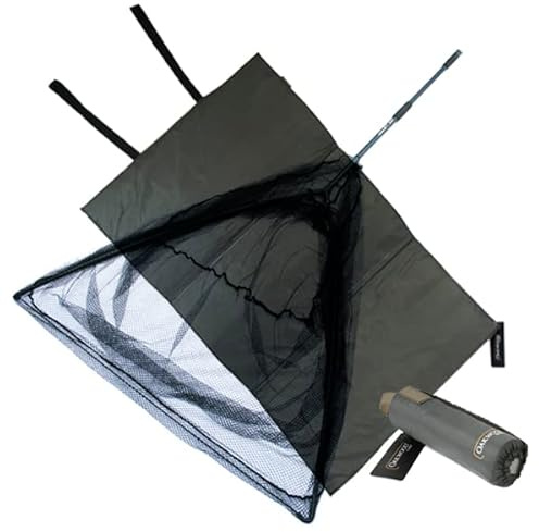 36 Carp Landing Net & 6ft Telescopic Fishing Carp/Pike Handle & Mat + Net Float