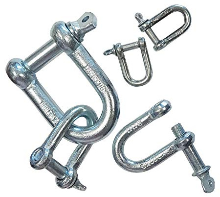 MANILLES DROITES EN ACIER ZINGUE de 22 MM