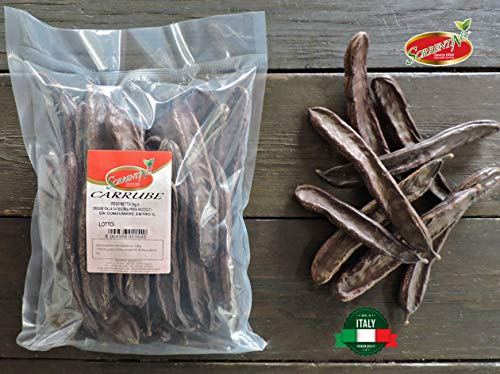 Carrube secche ITALIANE disidratate da 1kg - pronte da mangiare e carnose - intere - naturali - SORRENTINO