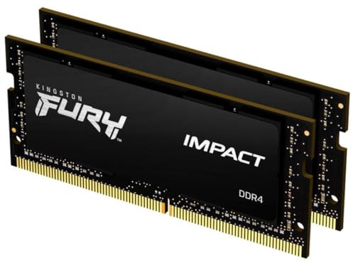 Kingston FURY Impact 16 (2x8GB) 3200MHz DDR4 CL20 Laptop Speicher Kit mit 2 KF432S20IBK2/16