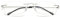 VEVESMUNDO Lesebrille Randlos Blaulichtfilter Titan Leicht Flexibel Modern Rahmenlos Lesehilfe Sehhilfe (1 Stück Silber, 1.5)