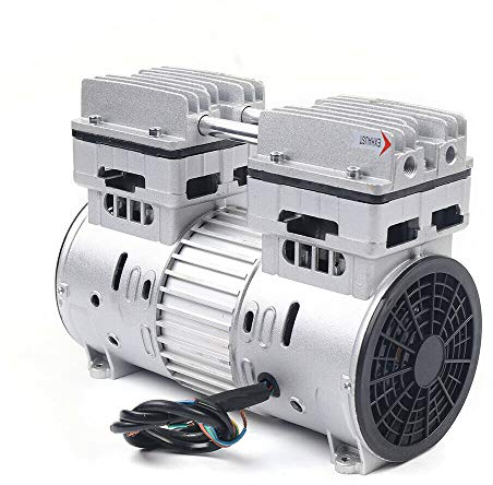 Ölfreies Kompressor Aggregat 750W Kompressoraggregat 8bar Druckluft Kompressor stehend 220V Ansaugleistung 145L/min