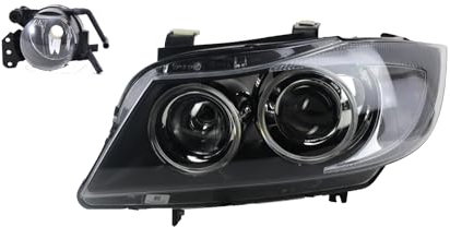 Johns, Faros de xenón aptos para BMW Serie 3 E90 E91 01/2005-08/08 D1S H7 Li. + niebla