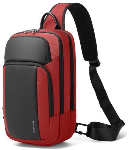 BANGE Sling Bag, Large Men's Cross Body bags, Men's Shoulder Bags for Work, Walking, Travel, Hiking…