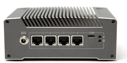 Protectli Vault V1410-4 Port, Micro Appareil/Mini PC - Intel N5105, 4 cartes d'interface réseau 2,5 G, 8 Go LPDDR RAM embarquée, 32 Go eMMC embarqué